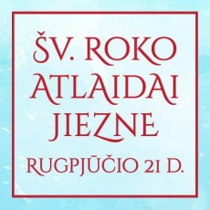 Šv. Roko atlaidai Jiezne
